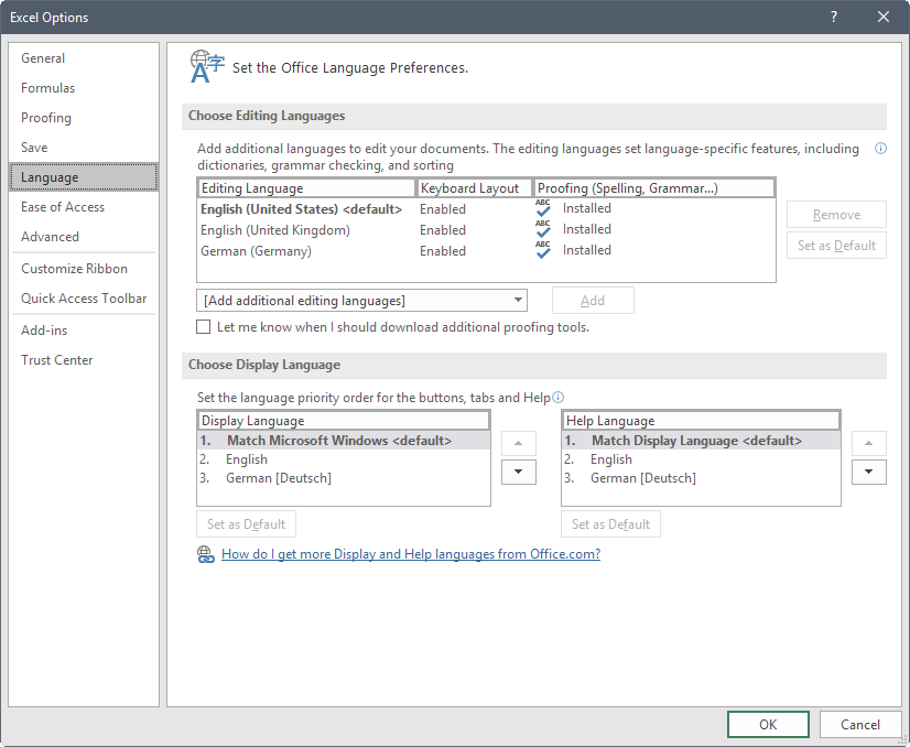 perfectit 3 does not work in ms office 2016